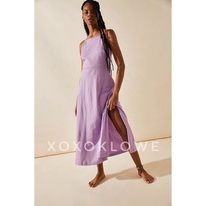 Free People Lavender Beach Essential Day Dress